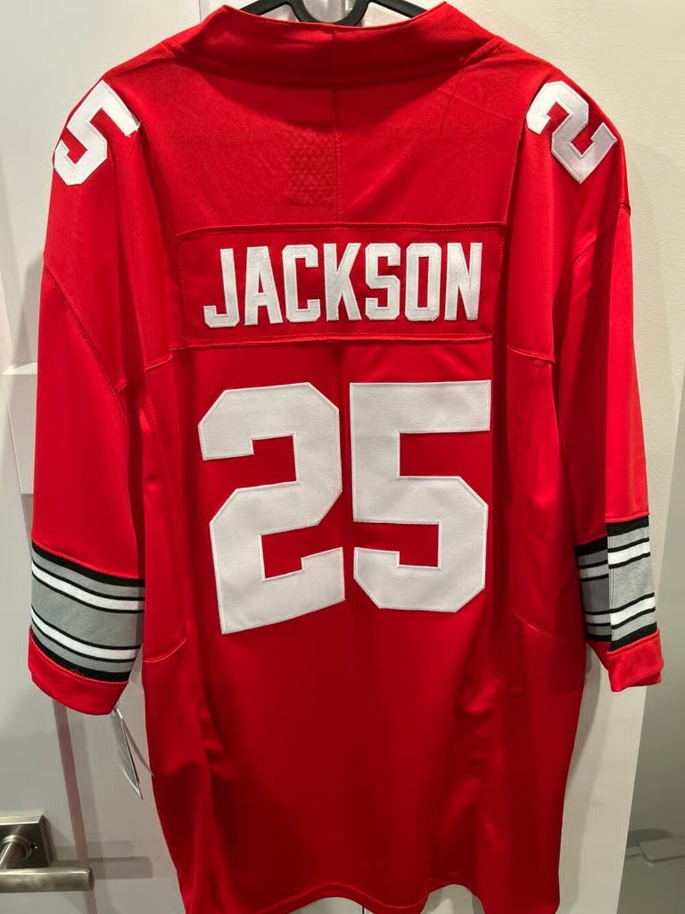 Bo Jackson Kids Red Jersey Stitched Scarlet Vapor